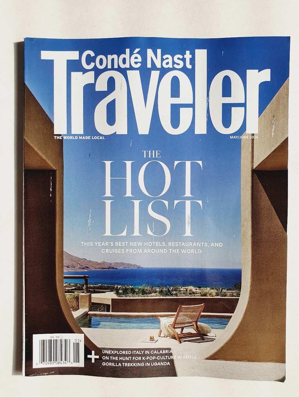 Condé Nast Traveler May/June, 2026 - The Hot List Best Hotels, Restaurant 2026